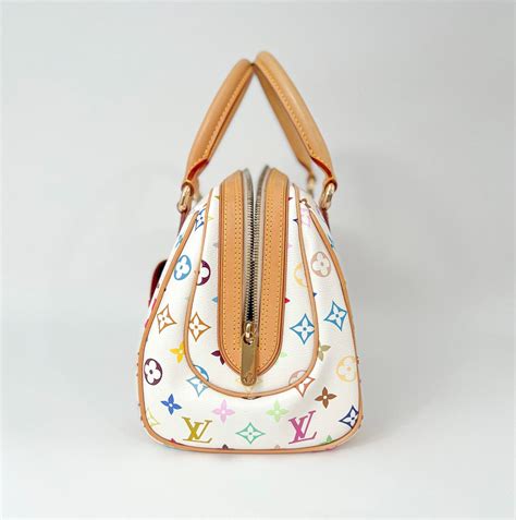 lv priscilla multicolore|LOUIS VUITTON Monogram Multicolor Priscilla White.